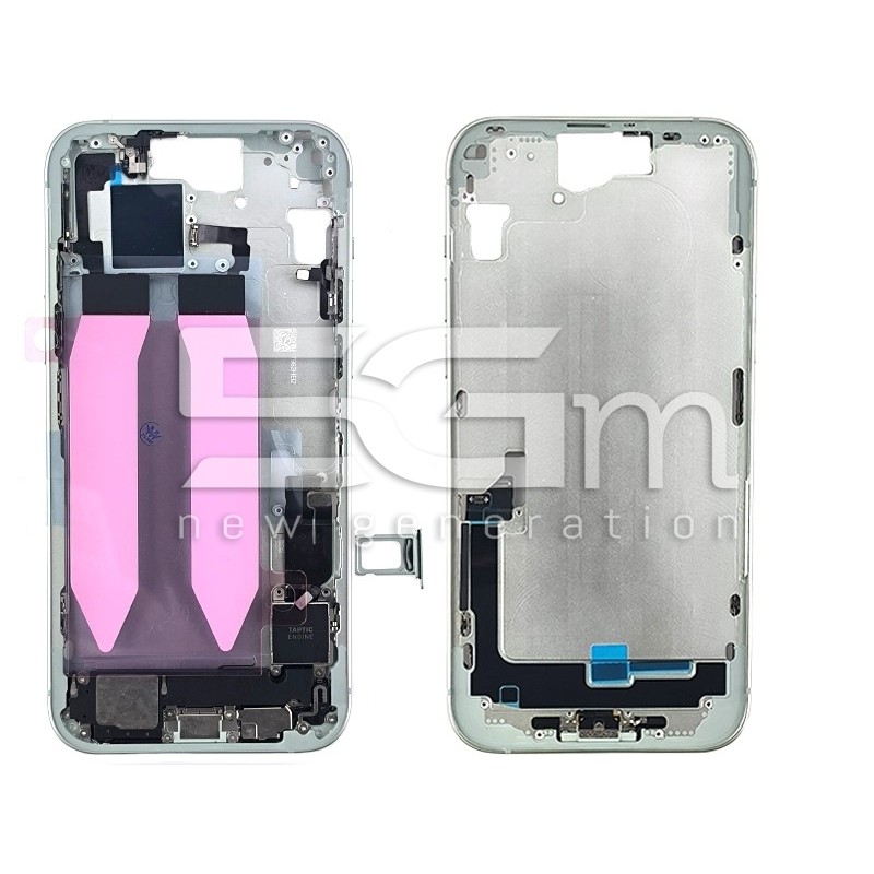 Châssis central complet Vert iPhone 15 Plus | 5G-M