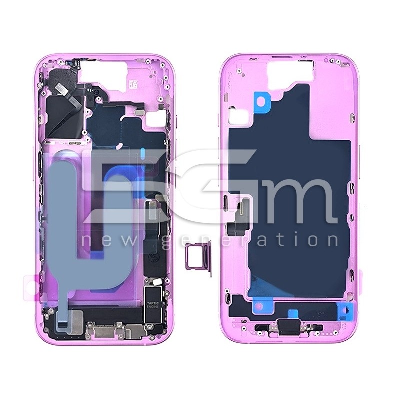 Middle Frame Full Parts Pink iPhone 16 | Store Online 5G-M