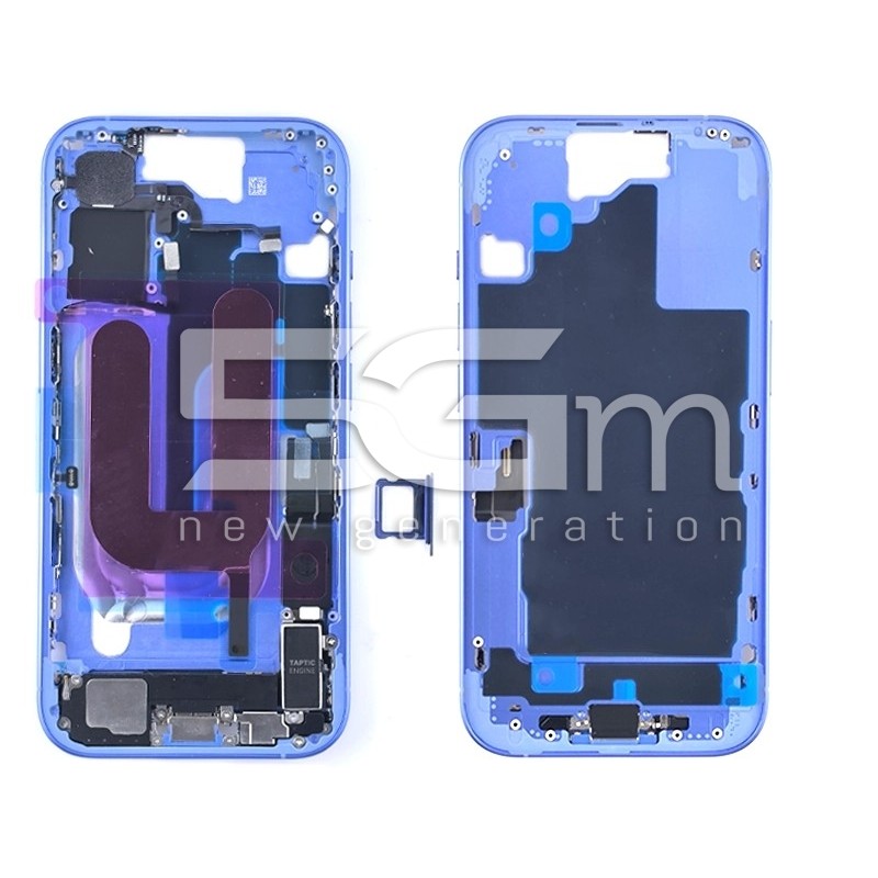 Middle Frame Full Parts Blue iPhone 16 | Store Online 5G-M