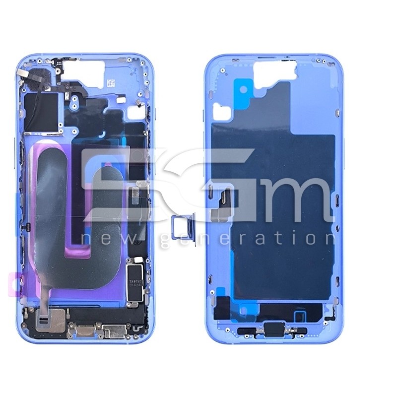 Middle Frame Full Parts Blue iPhone 16 Plus | Store Online 5G-M