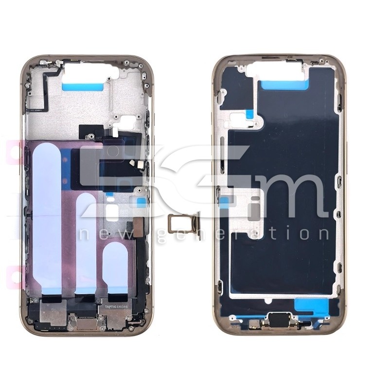Cadre Central Complet Desert iPhone 16 Pro | 5G-M.com