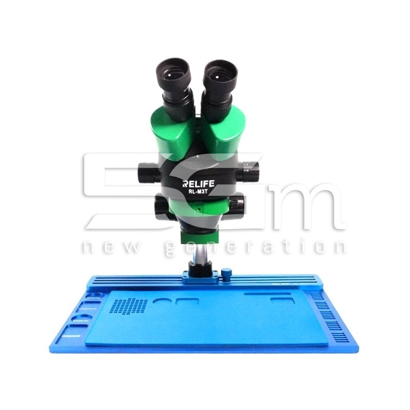 Relife RL-004T Aluminum Base Blue + Sliding Microscope Support