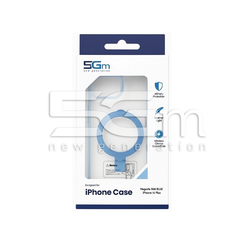 Custodia Sottile Magsafe N56 + Anello iPhone 15 Plus