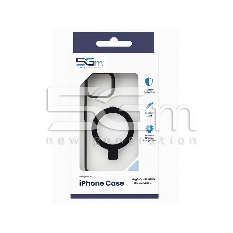 Custodia Sottile Magsafe N56 + Anello iPhone 14 Plus