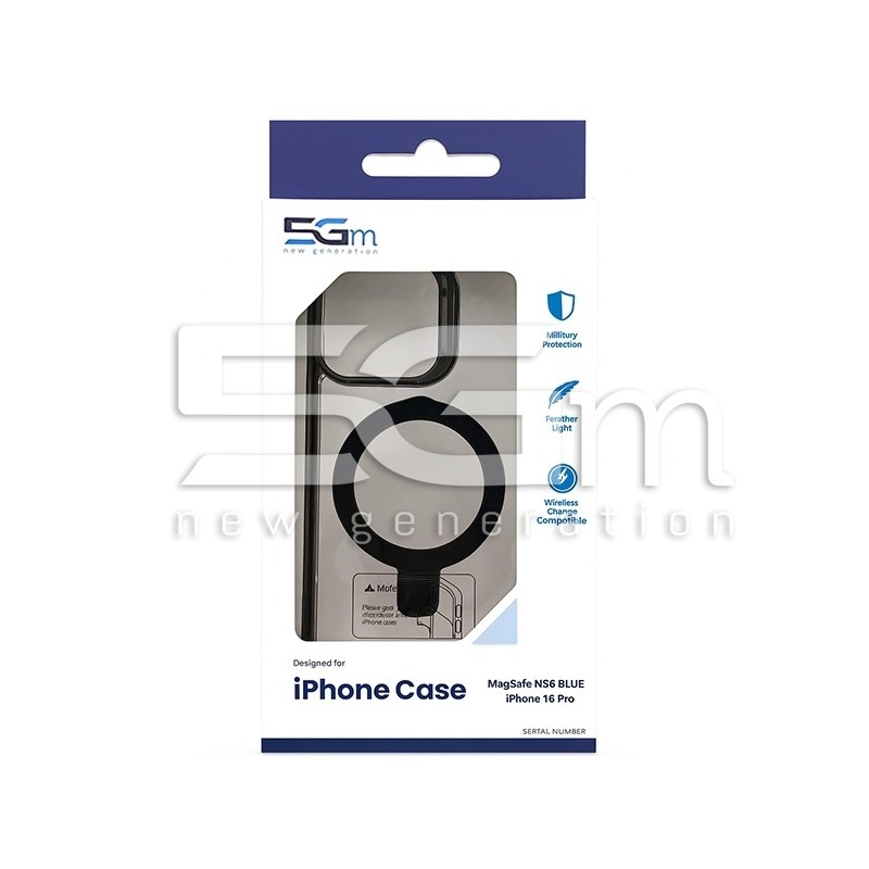 Custodia Sottile Magsafe N56 + Anello iPhone 16 Pro