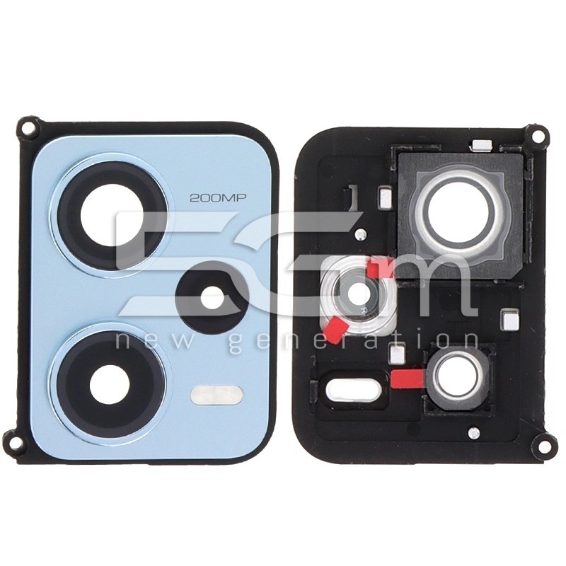 Vetrini Camera Posteriore + Frame Sky Blue Xiaomi Redmi Note 12 Pro+ 5G | Store Online 5G-M