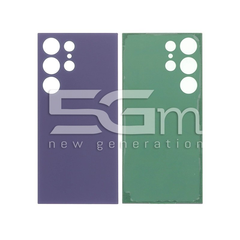 Rear Cover Titanium Violet + Adhesive Samsung SM-S928 S24 Ultra 5G No Logo