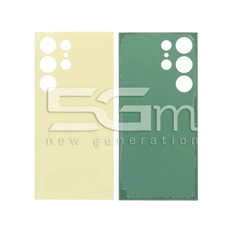 Rear Cover Titanium Yellow+ Adhesive Samsung SM-S928 S24 Ultra 5G No Logo
