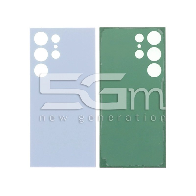 Retro Cover Titanium Blue + Adesivo Samsung SM-S928 S24 Ultra 5G (No Logo)