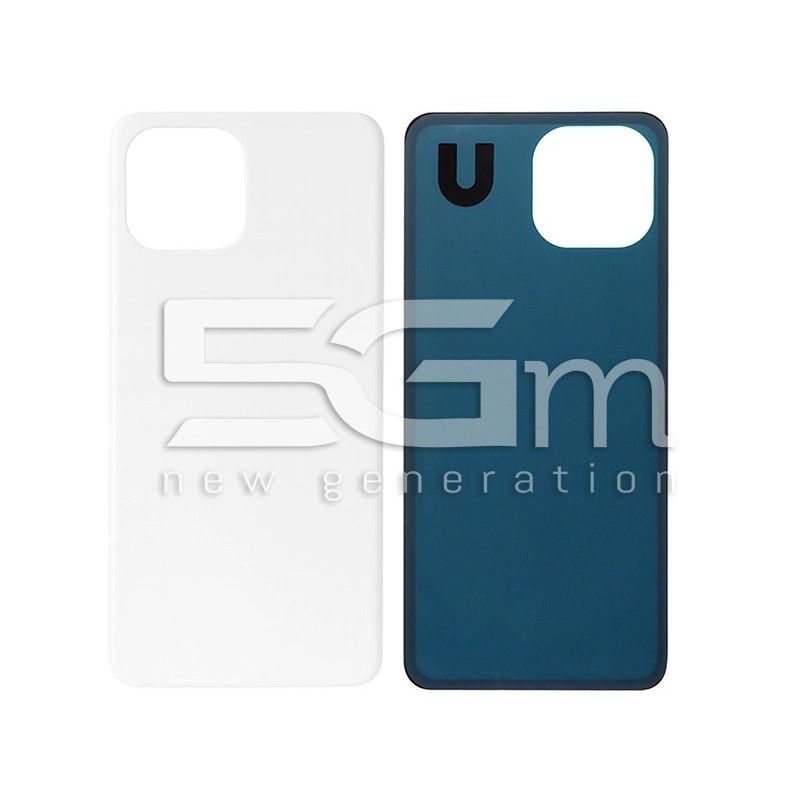 Rear Cover White  + Adhesive Xiaomi 11 Lite 5G NE (No Logo)