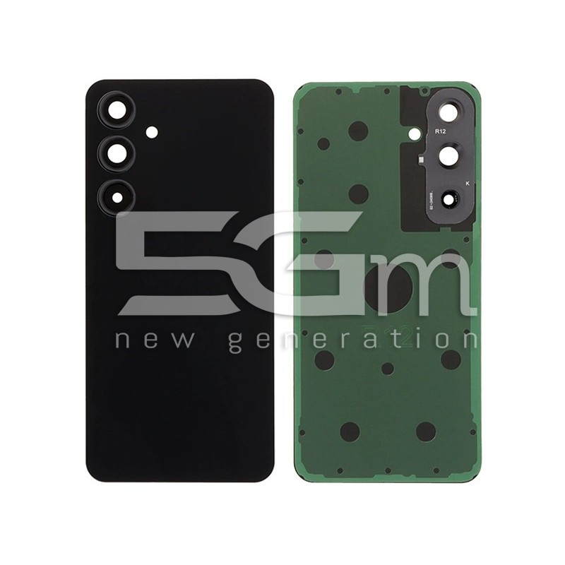Rear Cover Graphite + Adhesive + Rear Camera Lens Samsung SM-S721 S24 FE (No Logo)