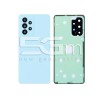 Retro Cover Blue + Adesivo + Vetrini Camera Posteriore Samsung SM-A536 A53 5G (No Logo) | Store Online 5G-M