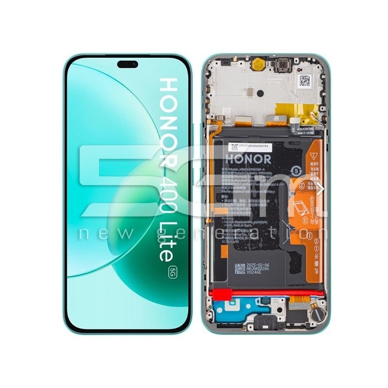 LCD + Battery + Frame Marrs Green Honor 400 Lite (Ori)