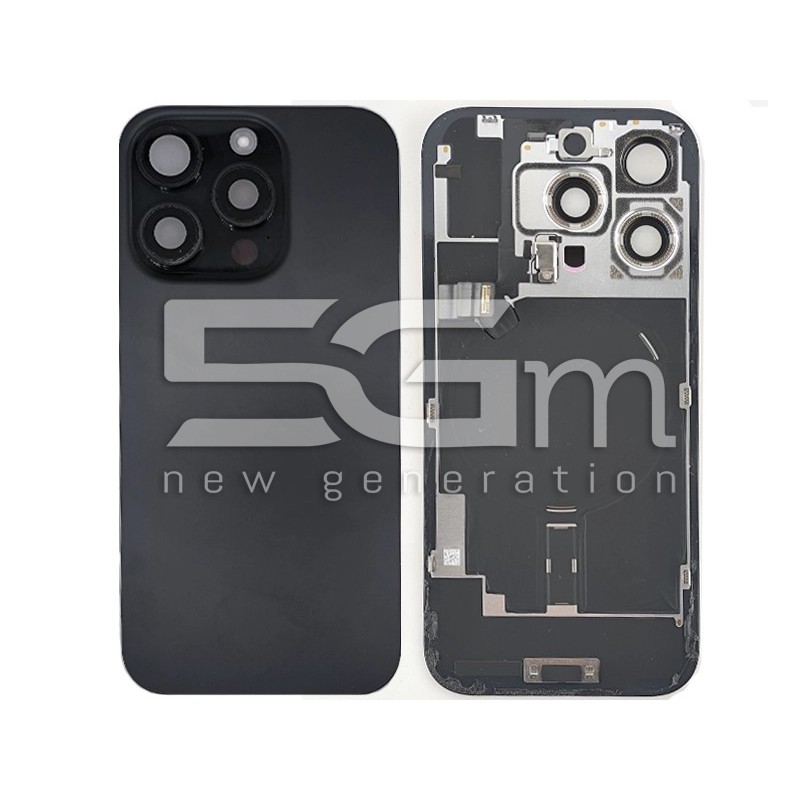 Retro Cover + NFC Black Titanium iPhone 16 Pro (PULLED)