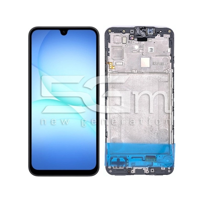 Display Touch + Frame Nero Samsung SM-A175 A17 4G (Ori)