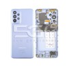 Rear Cover + Middle + Fingerprint Blue Samsung SM-A236 A23 5G (PULLED)