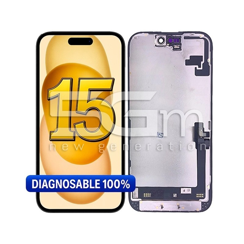 Display iPhone 15 Originale Pulled Diagnosticabile | 6.1" | 5G-M