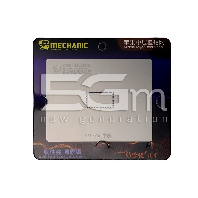 Mechanic iPhone 17 Air Reballing Schablone – Mittelschicht