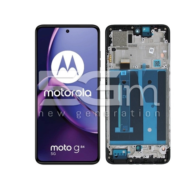 Display Touch + Rahmen Schwarz Moto G84 (Ori) | 5G-M Online Shop