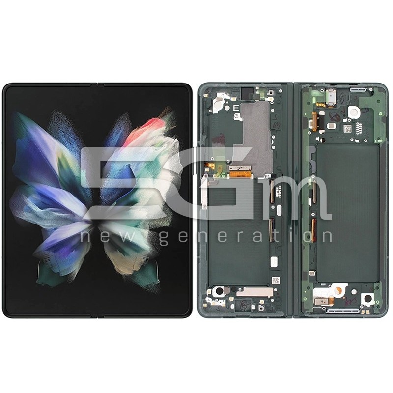 Display Touch + Frame Phantom Verde Samsung SM-F926 Fold3 5G Ori | Store Online 5G-M