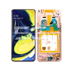 Display Touch + Frame Gold Samsung SM-A805F A80 Ori