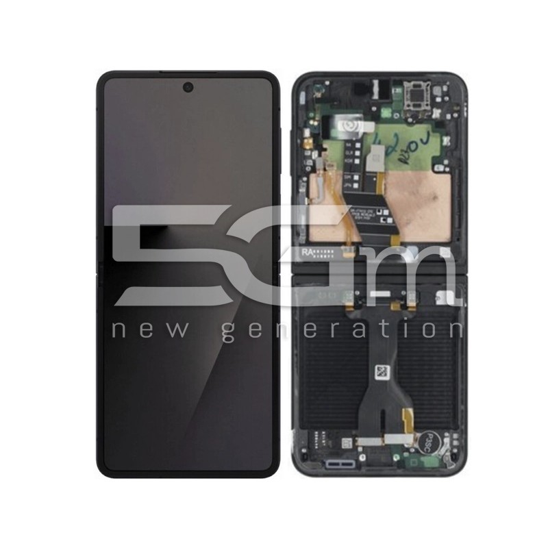 Écran Tactile + Châssis Noir Samsung SM-F761 Flip7 FE (Ori) | 5G-M