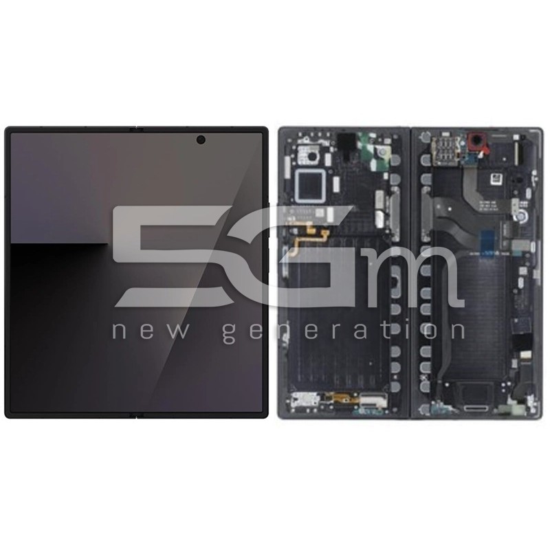 Écran Tactile + Châssis Noir Samsung SM-F966 Fold 7 (Ori) | 5G-M