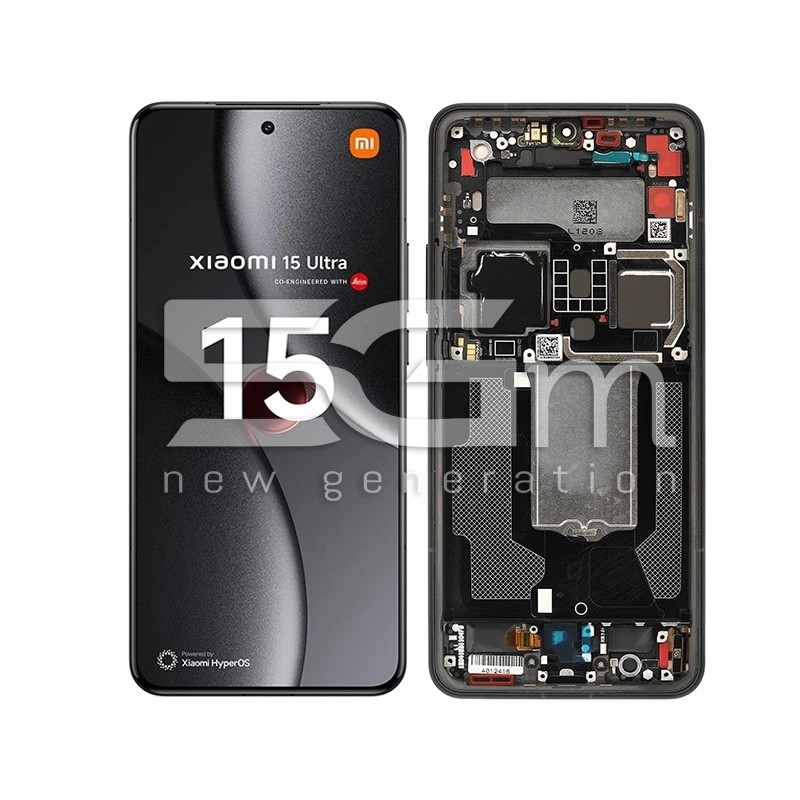 Display Touch + Frame Nero Xiaomi 15 Ultra (Ori)