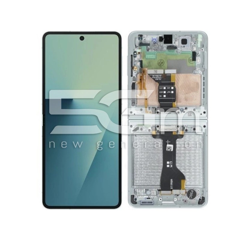 Display Touch + Rahmen Grün Samsung SM-F766 Galaxy Z Flip 7 5G (Ori) | 5G-M