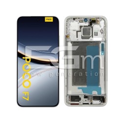 Display Touch + Frame Cyber Silver Xiaomi Poco F7 5G (Ori)