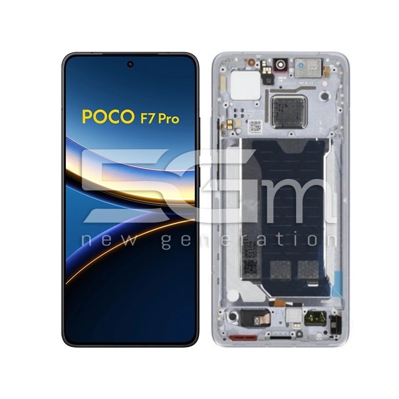 Display Touch + Frame Blue Xiaomi Poco F7 Pro 5G (Or) | Store Online 5G-M