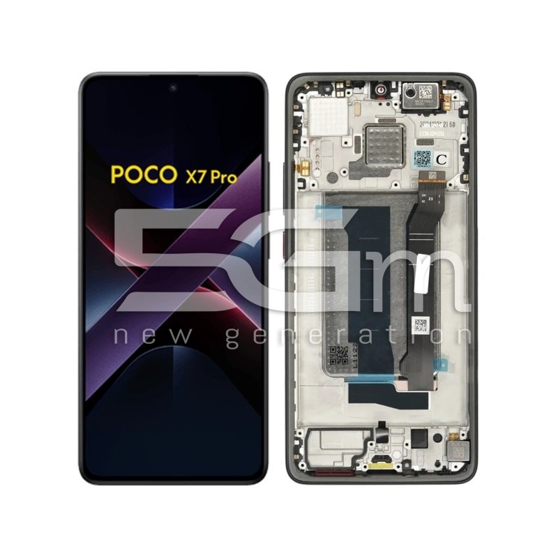 Display Touch + Frame Nero Xiaomi Poco X7 Pro 5G (Ori) | Store Online 5G-M