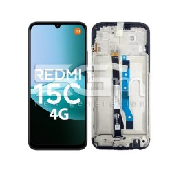 Display Touch + Frame Black Xiaomi Redmi 15C 4G (Ori)