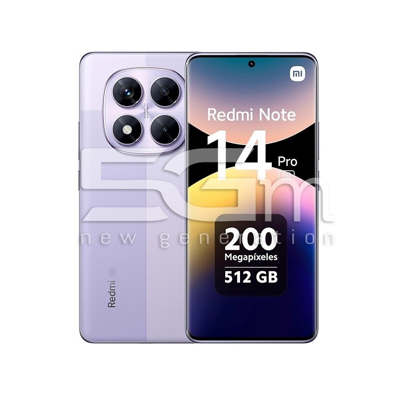 Xiaomi Redmi Note 14 Pro 5G Lavender Purple 512Go | 5G-M