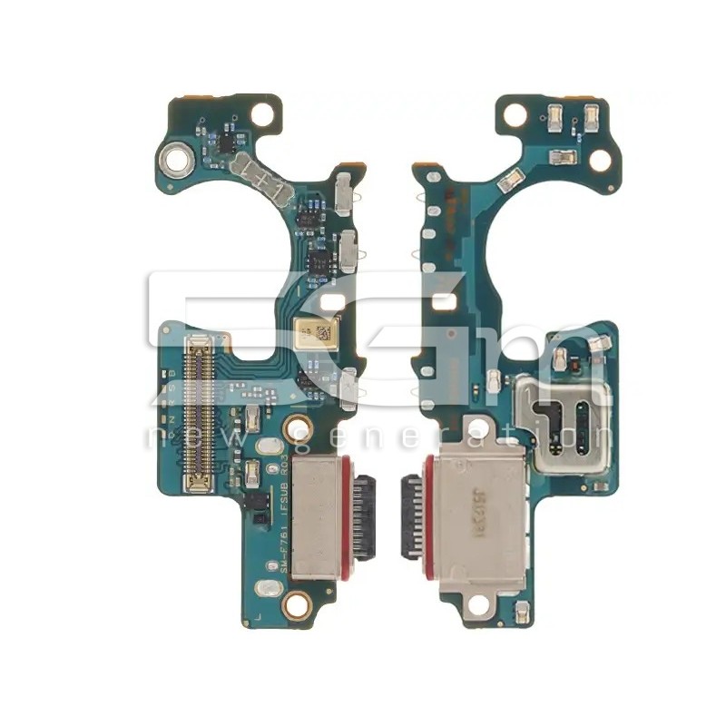Samsung SM-F761B Flip7 FE Töltőcsatlakozó + Áramköri lap (PULLED) | 5G-M.com