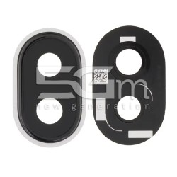 Rear Camera Lens + Frame Silver Google Pixel 9A