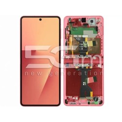 Display Touch + Frame Coral Red Samsung SM-F766 Galaxy Z Flip 7 5G (Ori)