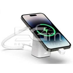 Espositore iPhone Con Antifurto Lightning Bianco