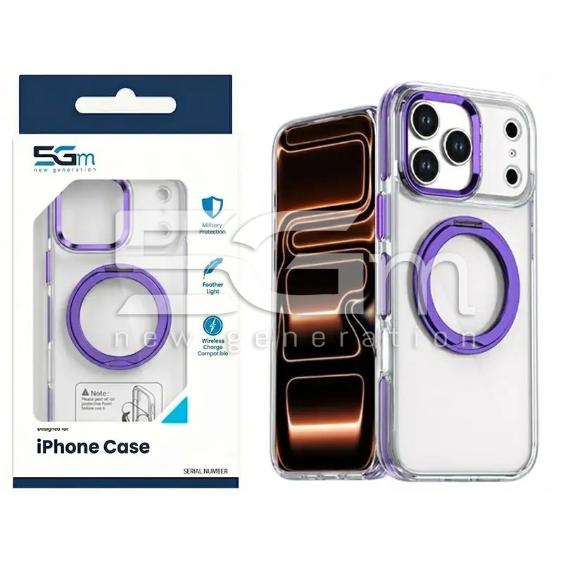 Slanke Hoes N56 Magsafe + 360° Ring iPhone 17 Pro Max | 5G-M