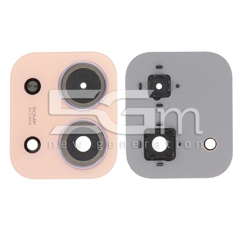 Rear Camera Lens + Frame Twilight Orange Xiaomi Redmi 15C 4G