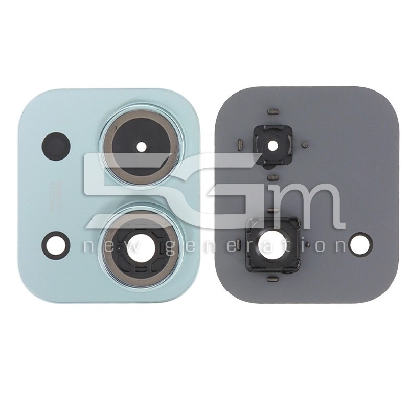 Hinteres Kameraglas + Rahmen Mintgrün Xiaomi Redmi 15C 4G | 5G-M.com