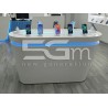 Ívelt Sziget Kiállító Okostelefonhoz 150cm Kék LED-del | 5G-M