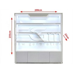 2m LED Wall Display Unit for Phone Shops | 5G-M