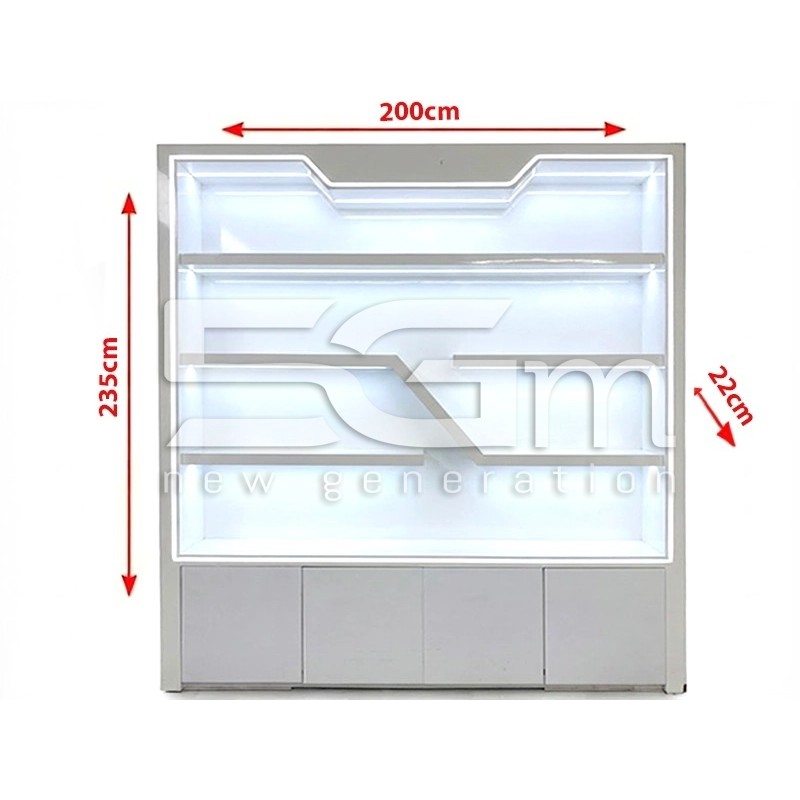 2m LED Wall Display Unit for Phone Shops | 5G-M