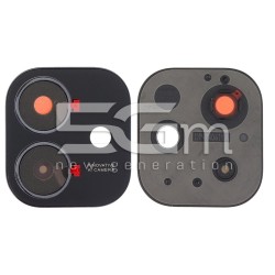 Rear Camera Lens + Frame Black OPPO A40m