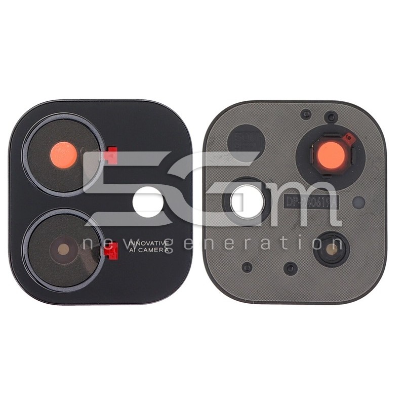 Vetrino Camera Posteriore + Frame Nero OPPO A40m