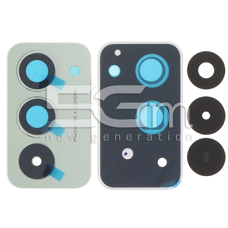 Vetrino Camera Posteriore + Frame Ripple Green Xiaomi Redmi 15 5G