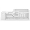 Empfangstheke 300cm Modern Industrial LED | 5G-M Büroausstattung
