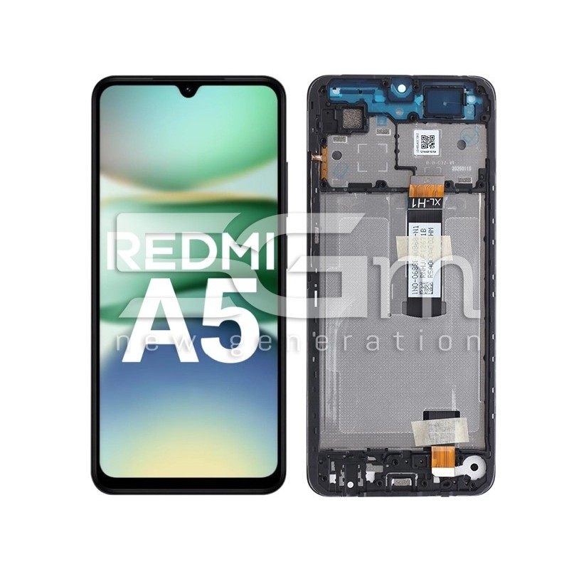 Display Nero Xiaomi Redmi A5 4G (IPS) + Frame | 5G-M.com