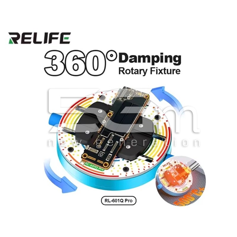 Relife RL-601Q Pro : Support Rotatif 360° Micro-Soudure | 5G-M